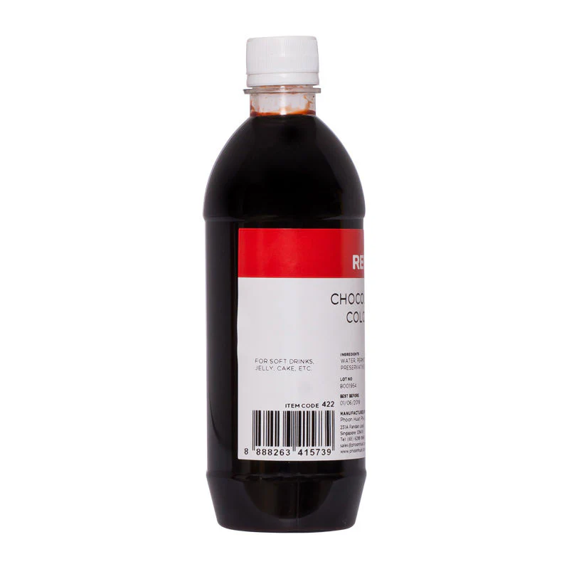 CHOCOLATE BROWN COLOUR LIQUID 500ML (#422) - Image 2