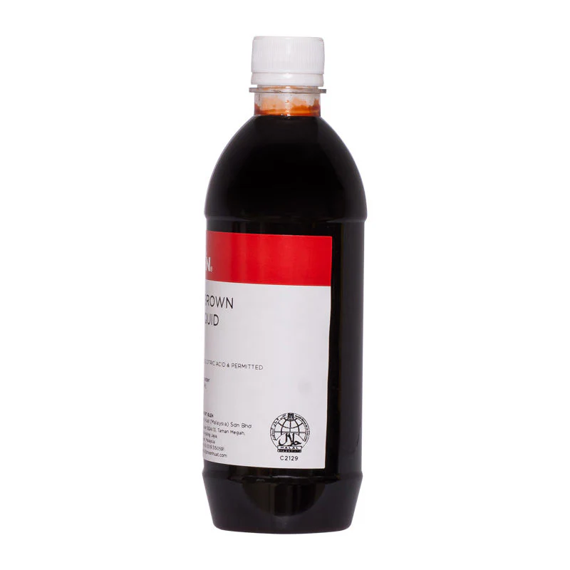 CHOCOLATE BROWN COLOUR LIQUID 500ML (#422) - Image 3