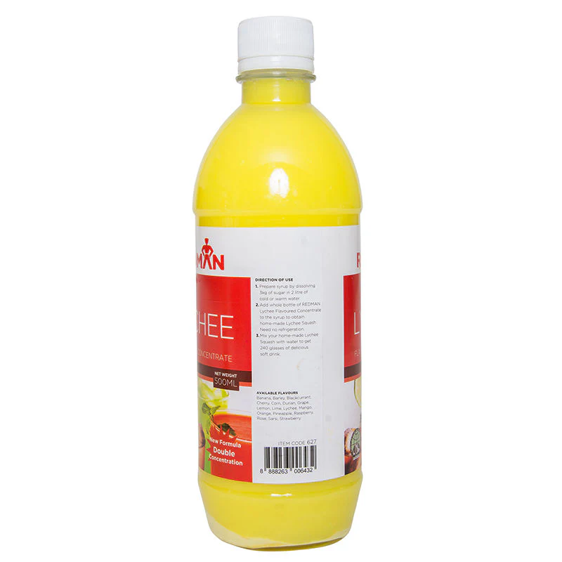 LYCHEE FLAVOURED CONCENTRATE 500ML (#627) - Image 2