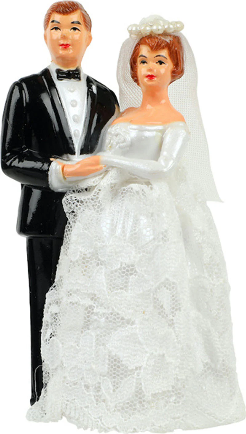 MARRIAGE PLASTIC COUPLE 4.5" (#9968)