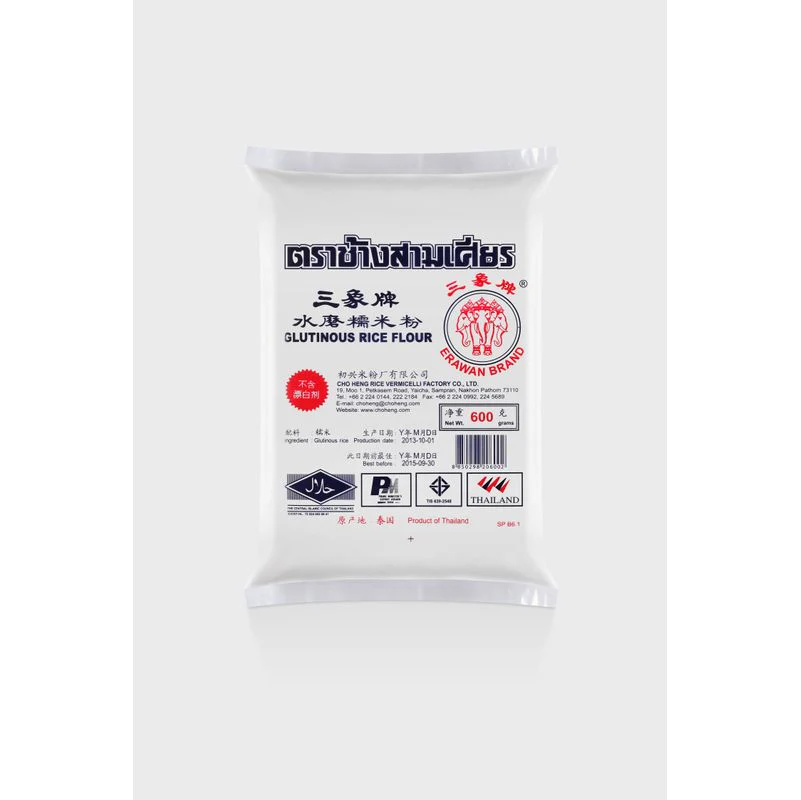 GLUTINOUS RICE FLOUR (UNCOOKED) 600G (#10546)