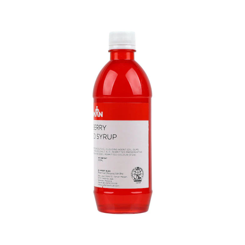 STRAWBERRY FLAVOURED SYRUP 510ML (#11526) - Image 2