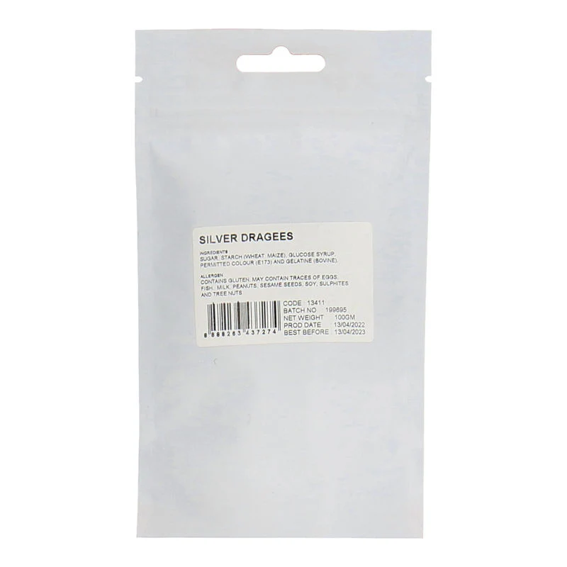 SILVER DRAGEES 100G (#13411) - Image 2