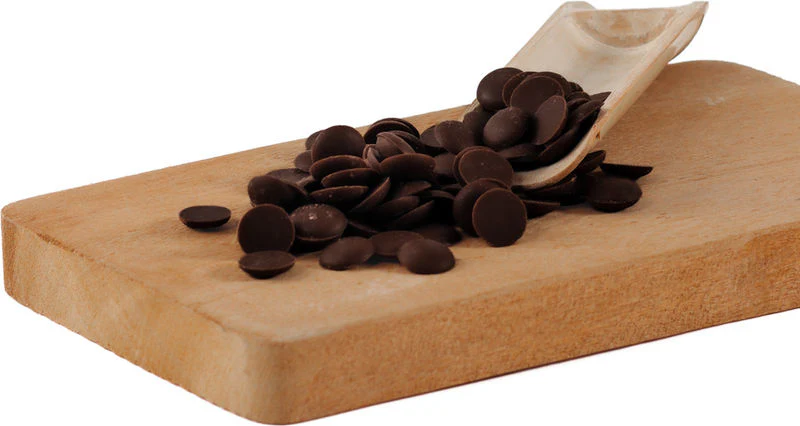 BITTER CHOCOLATE COUVERTURE DROPLETS 6KG (#14431) - Image 2