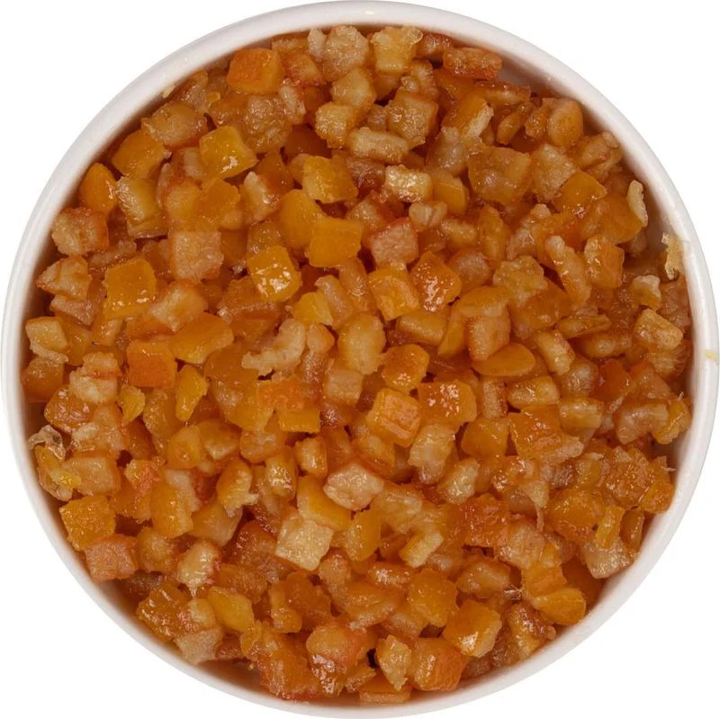 DRIED ORANGE PEEL CUBE 6X6MM 15KG (#14467)