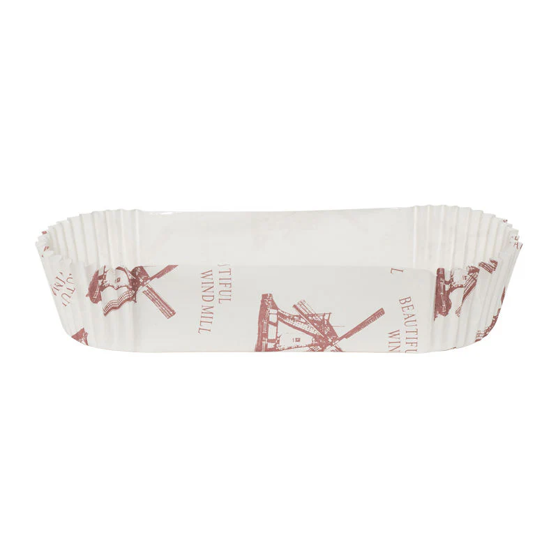 BAKING CASE PET BOAT LONG WINDMILL 140X55XH28MM 200PC (#14698)