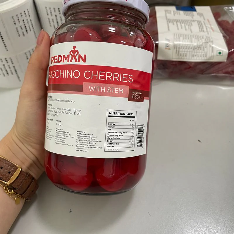 MARASCHINO CHERRY- RED 26OZ (#15112)