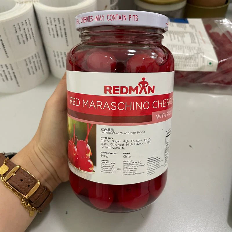 MARASCHINO CHERRY- RED 26OZ (#15112) - Image 3