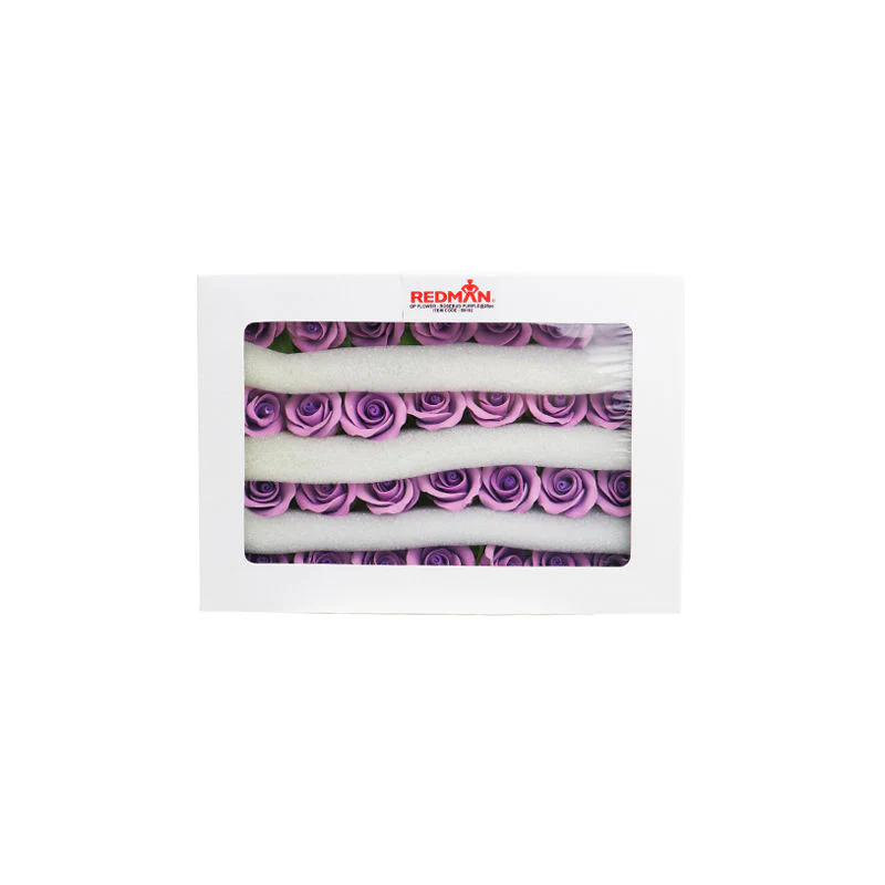 GUMPASTE FLOWER- PURPLE MKKD 28PCS 4X4CM (#50192) - Image 2