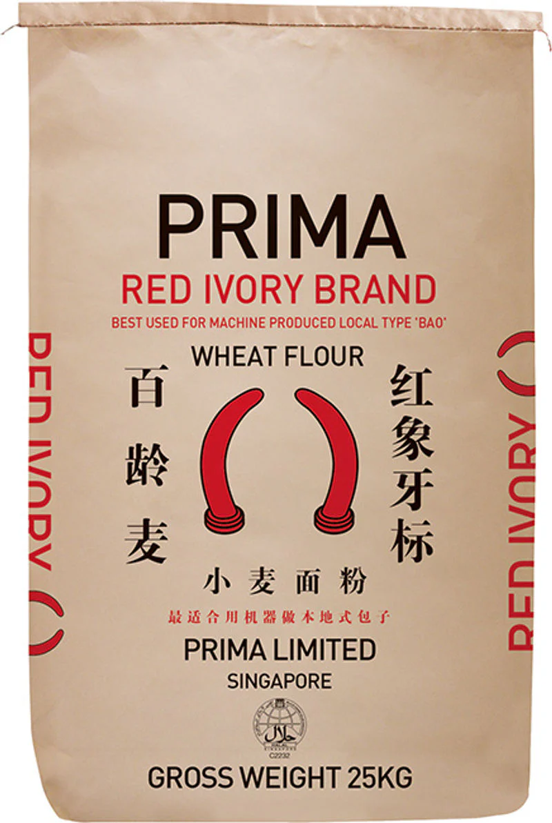 RED IVORY WHEAT FLOUR FOR STEAMED BUN (BAO) 25KG (#51260)