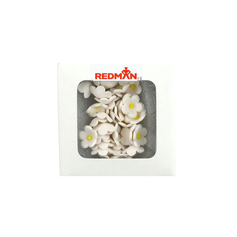 DAISY BUTTON WHITE 12G (APPROX. 100PC) 1X1CM (#52781)