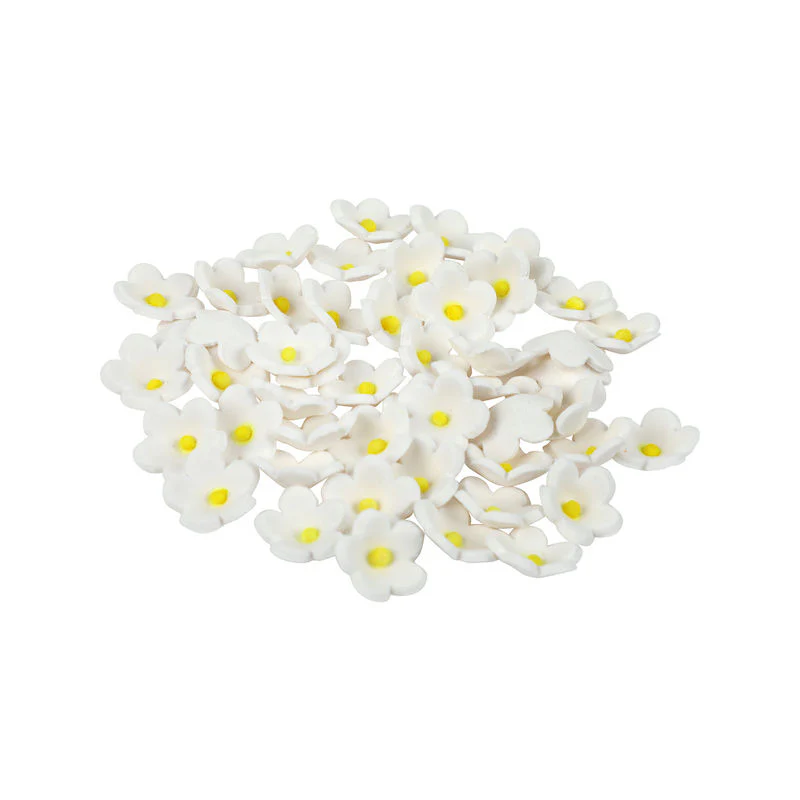 DAISY BUTTON WHITE 12G (APPROX. 100PC) 1X1CM (#52781) - Image 2