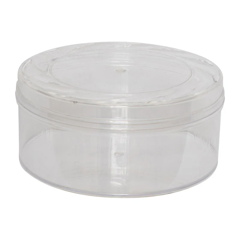 CLEAR ROUND PS CONTAINER W155XH68MM FF3000 (#52826)