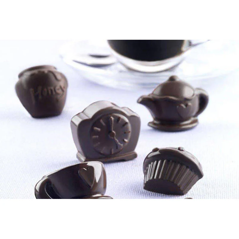 SILICON CHOCOLATE MOULD TEATIME SCG17 22.117.77.0065 (#55559) - Image 2