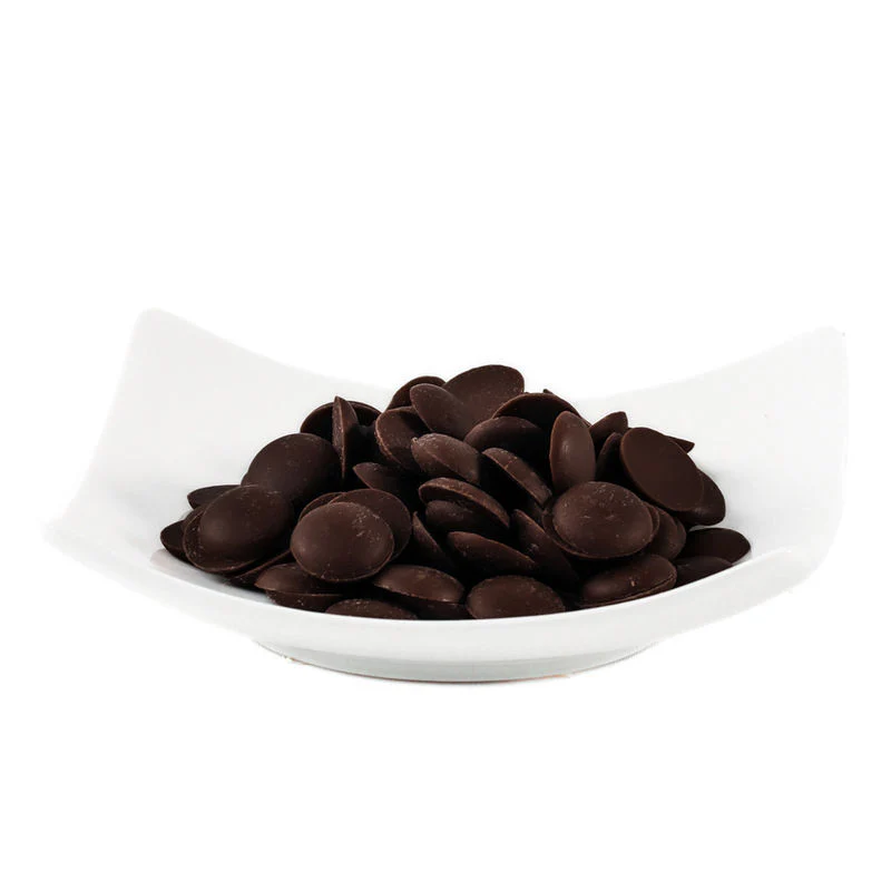 DARK CHOCOLATE COUVERTURE DROPLETS 55.5% 12KG (#55680) - Image 3