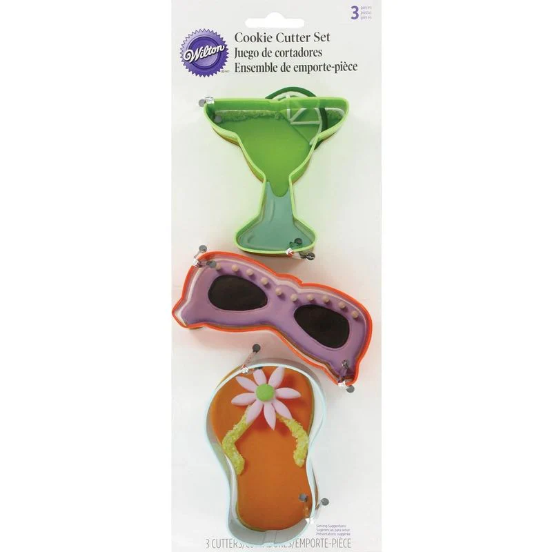 SUMMER COOKIE CUTTER (2308-0993) 3PCS (#56094)