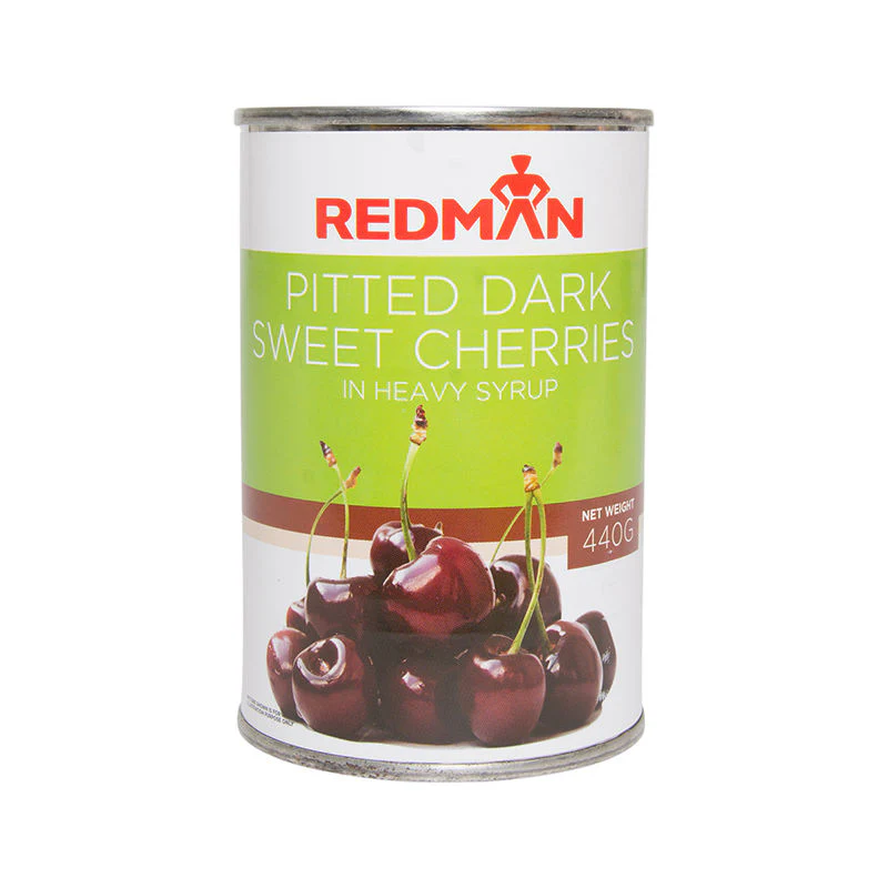 DARK SWEET CHERRIES PITTED IN SYRUP 440G (#56135)
