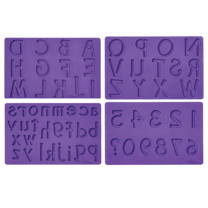 LETTER/NUMBER FONDANT MOULD SET 409-2547 (#56555) - Image 2