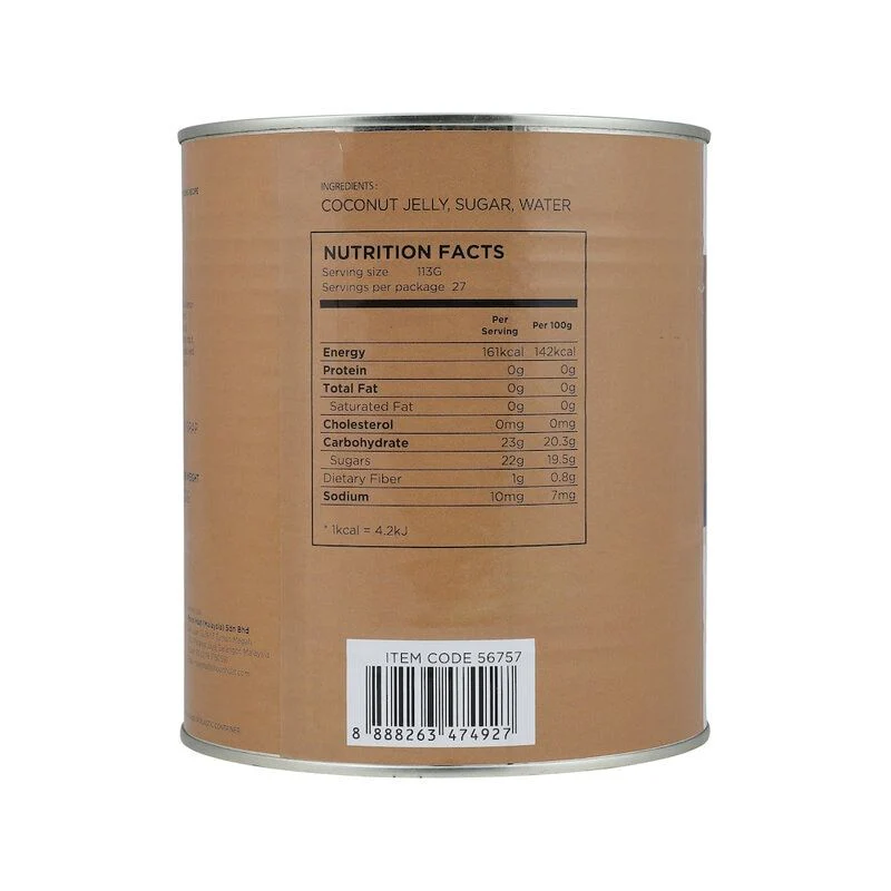 NATA DE COCO BIG CUBE IN SYRUP 3.1KG (#56757) - Image 2
