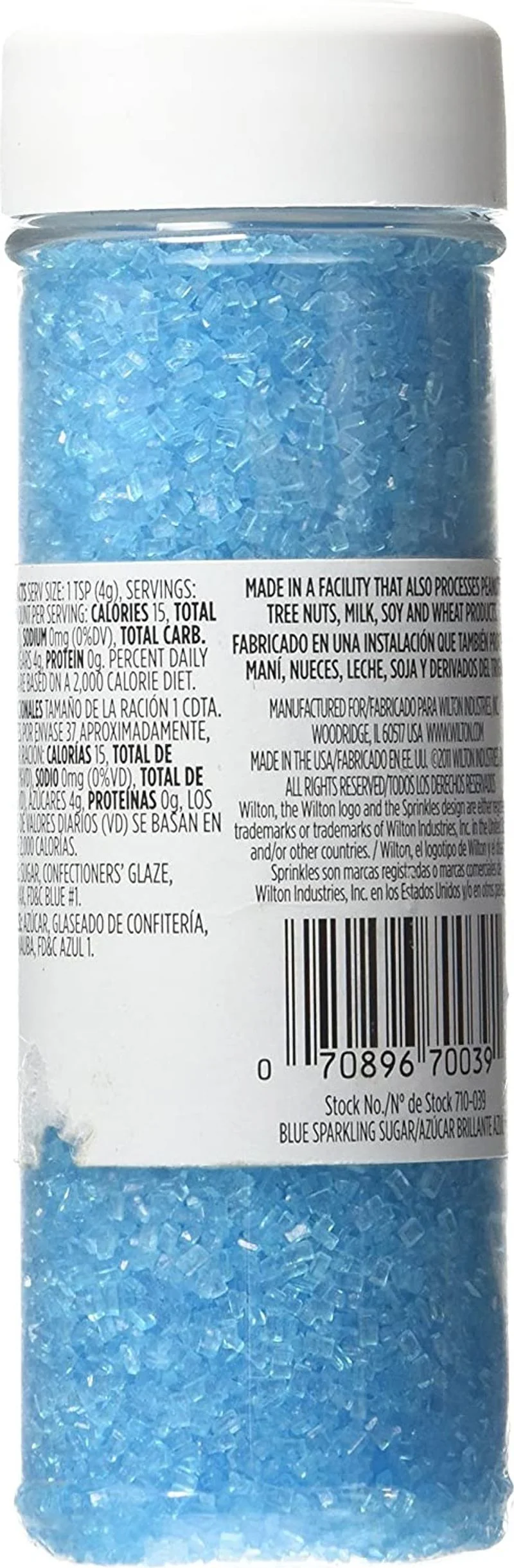 SPARKLING BLUE SUGAR (710-039) 5OZ (#57192) - Image 2