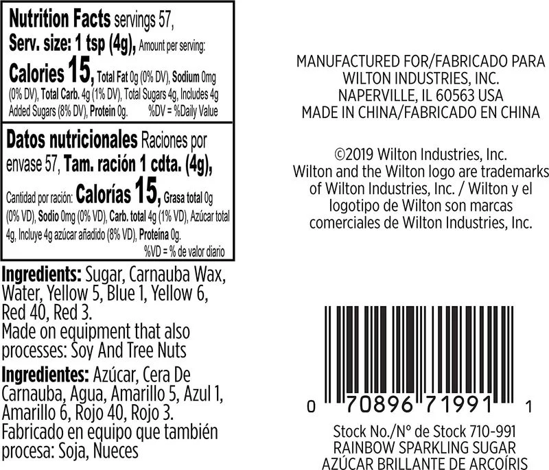 SPARKLING RAINBOW SUGAR 8OZ 710-991 (#57197) - Image 3