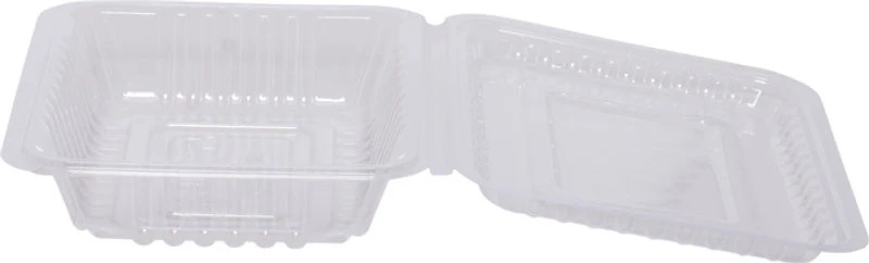 RECTANGLE OPS CLAM BOX 9.5X7.5XH3CM 100PCS (#57324)