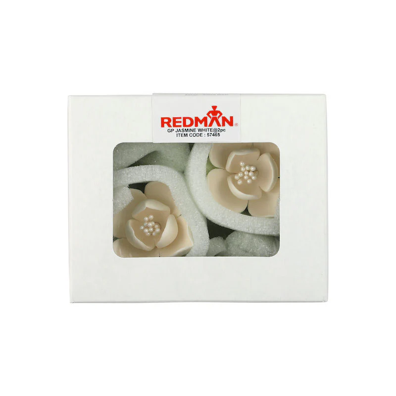 GUMPASTE FLOWER- JASMINE WHITE 6X6CM (#57465) - Image 2