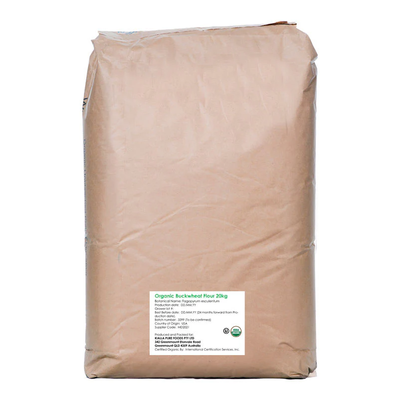 ORGANIC BUCKWHEAT FLOUR 20KG (#57531)