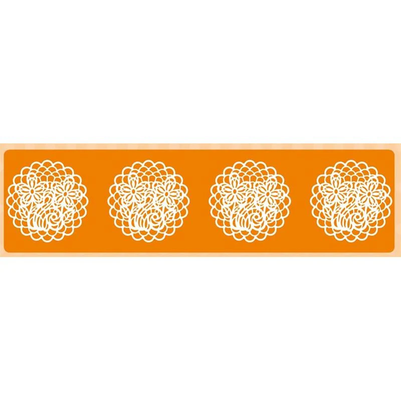 SILICON MAT DAISY 40X10CM (#57647)