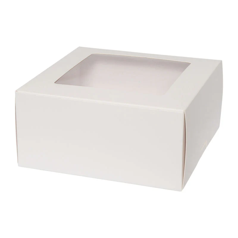 CUPCAKE BOX 4'S PLAIN 5PCS (#57829)