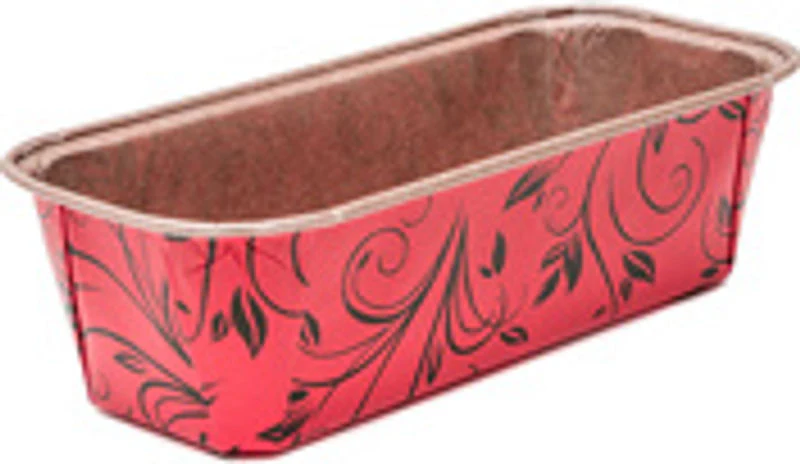 PLUM LOAF PAN MOULD RED 158X55 5PC (#57936)