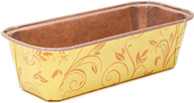 PLUM LOAF PAN MOULD YELLOW 158X55 5PC (#57937)