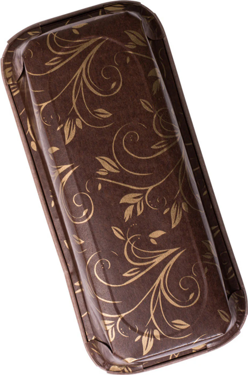 PLUM LOAF PAN MOULD BROWN/GOLD 199X73 5PC (#57939) - Image 2