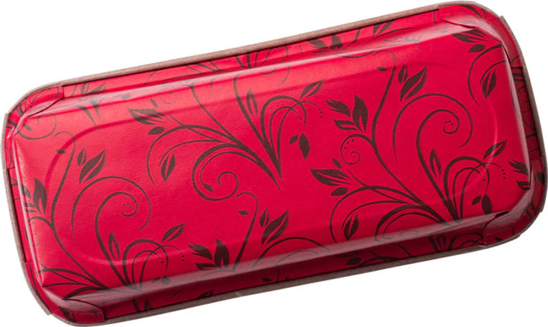 PLUM LOAF PAN MOULD RED 199X73 5PC (#57940) - Image 2