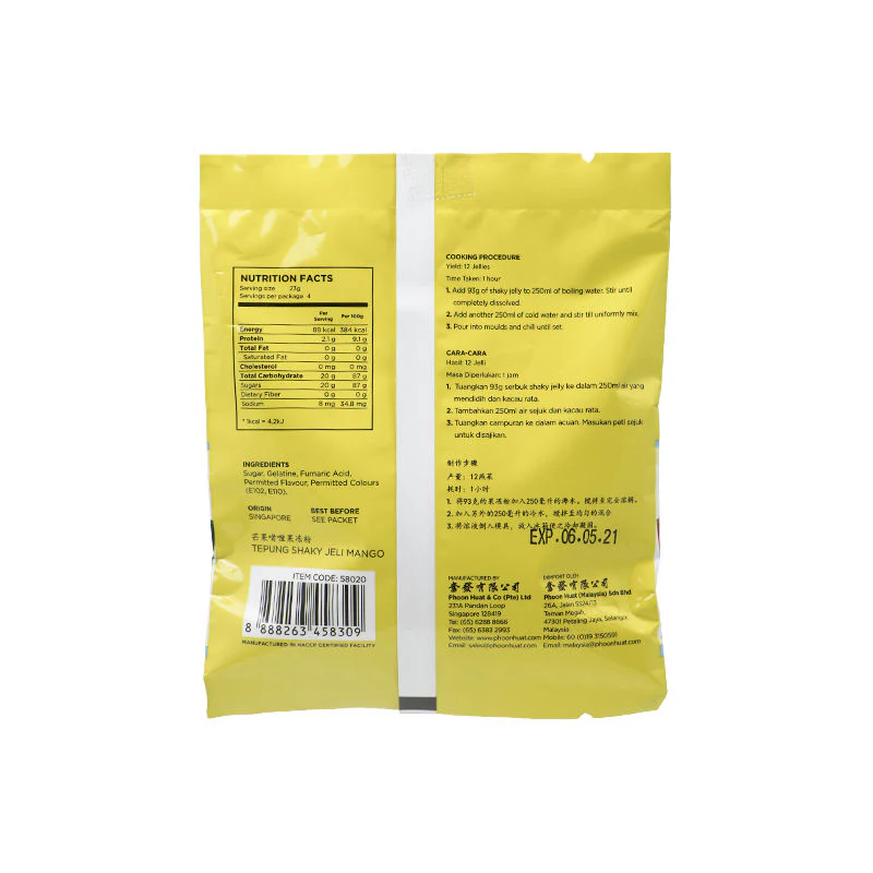 SHAKY JELLY PREMIX POWDER MANGO 93G (#58020) - Image 2