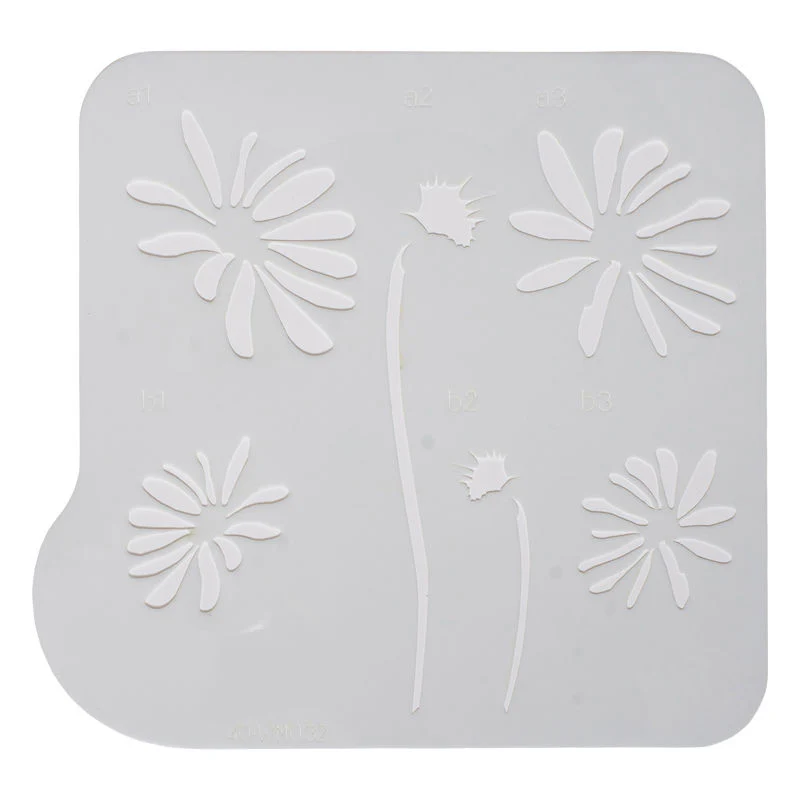 STENCIL DAISY 77X205 53X105MM (#58070) - Image 3