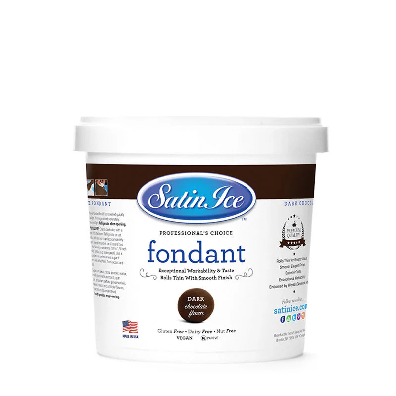 CHOCOLATE ROLLED FONDANT 0.91KG (#58455)