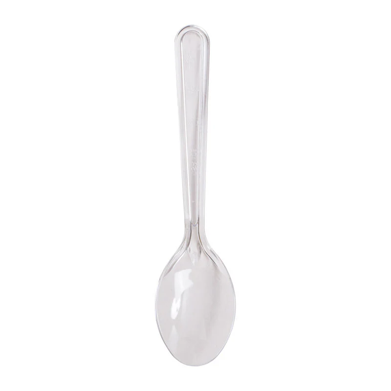 SPOON DESSERT ROUND TRNS 105MM 60PCS (#59247)