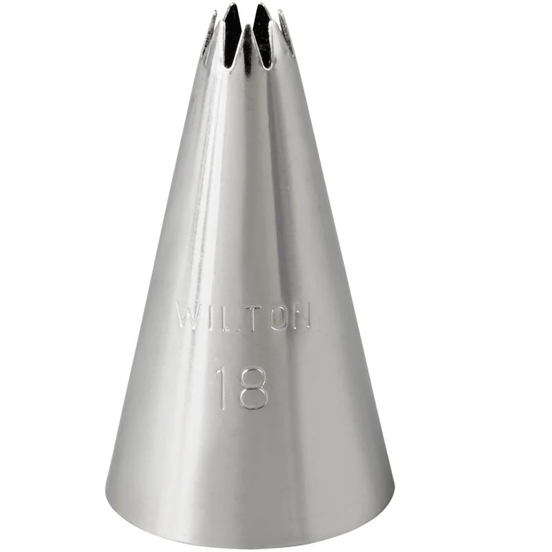 CARDED PIPING TIP OPEN STAR #18 418-18 (#59957) - Image 2
