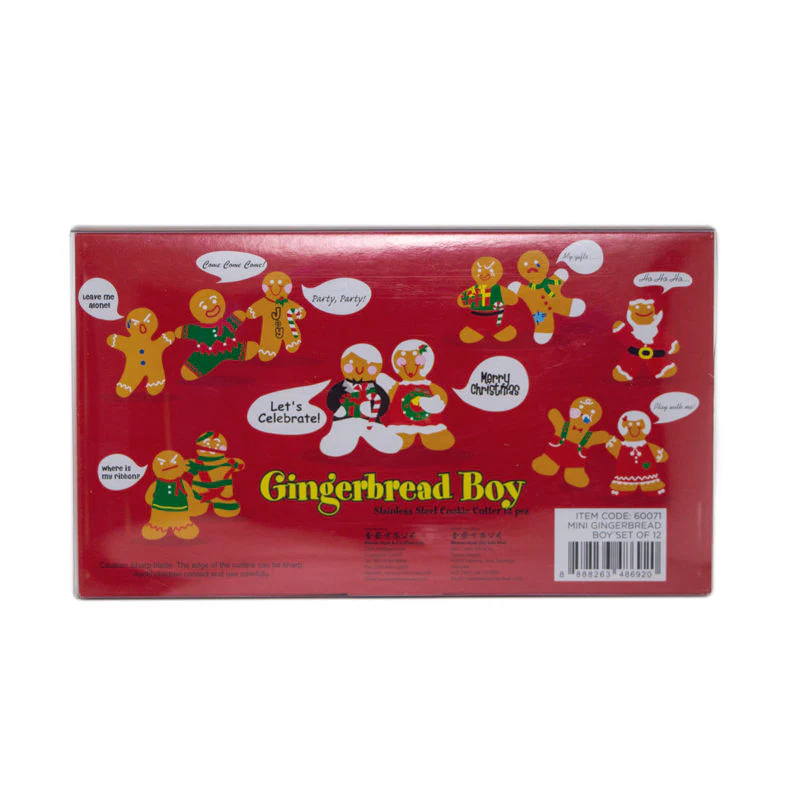 CUTTER COOKIE S/S GNGRBREAD 12PCS (#60071) - Image 2