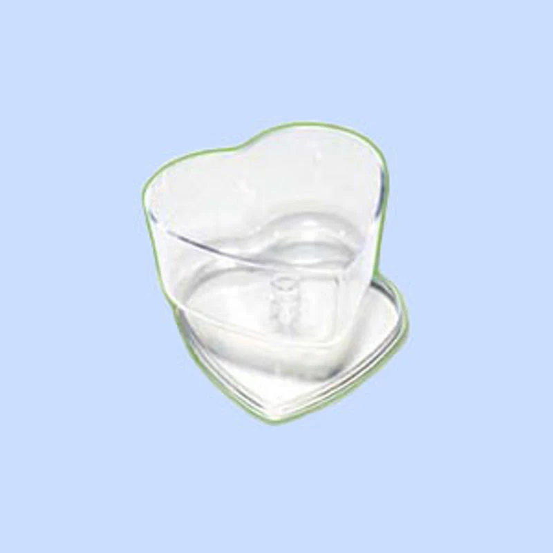 HEART SHAPE PUDDING CUP 7.5X7XH6CM FF1133 15PC (#60165)