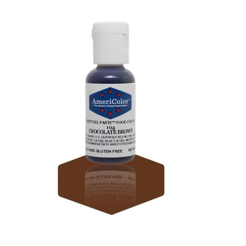 SOFTGEL COLOR PASTE CHOCOLATE BROWN 0.75OZ (#61215)