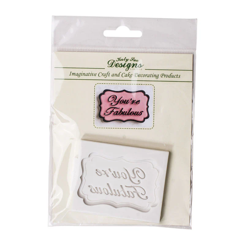 YOU'RE FABULOUS PLAQUE SILICONE MOULD CP0007 (#61509)