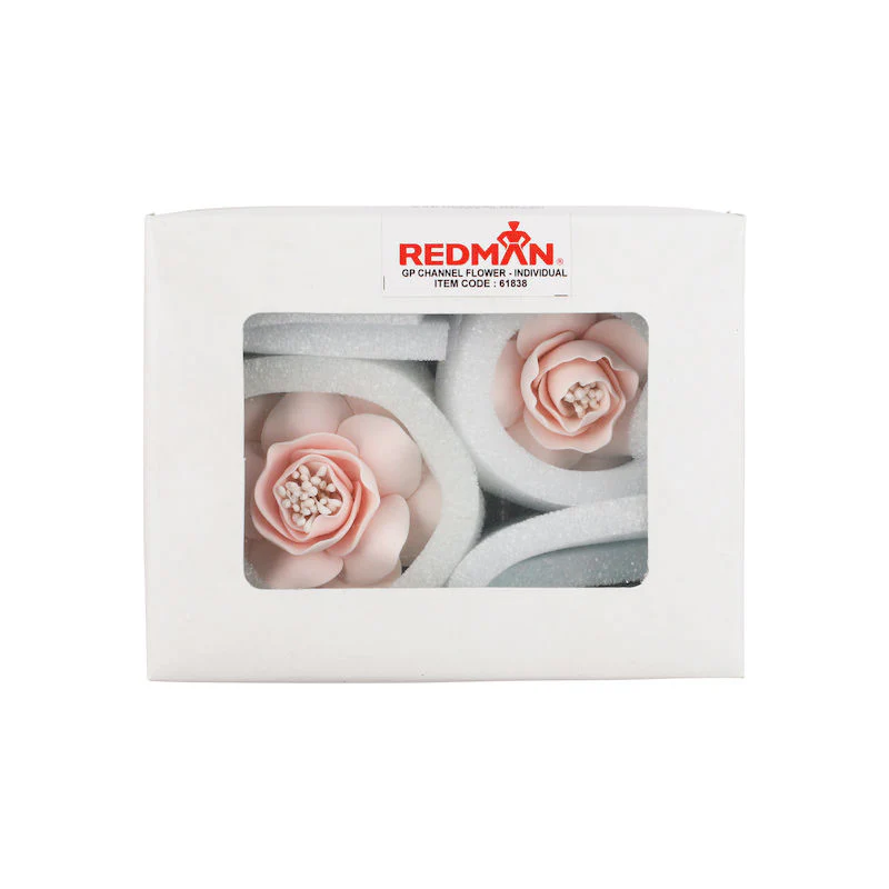 GUMPASTE FLOWER-CNL PINK 6X7CM (#61838) - Image 2
