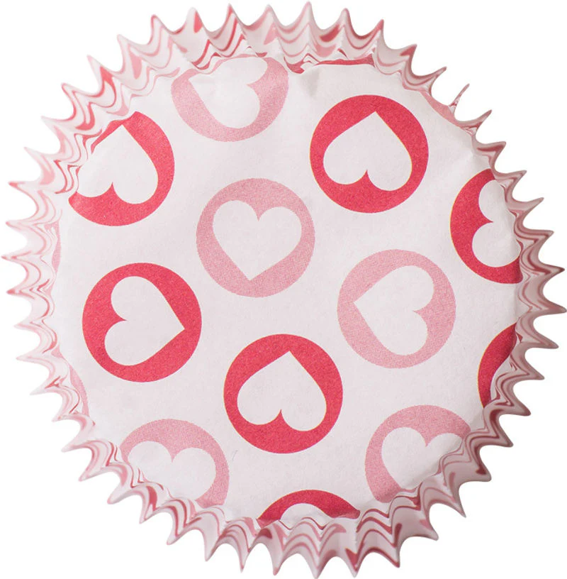 GREASEPROOF BAKING CASE 120MM HEART 500PCS (#62088) - Image 2