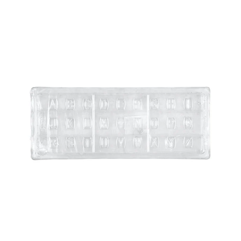 MOULD CHOCOLATE ALPHABET SMALL 26 CAV 256-04 (#62306)