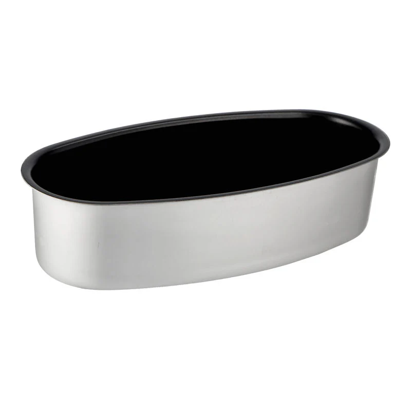 NON-STICK ALUMINIUM BAKING PAN OVAL D08 215X100X58MM (#62315)