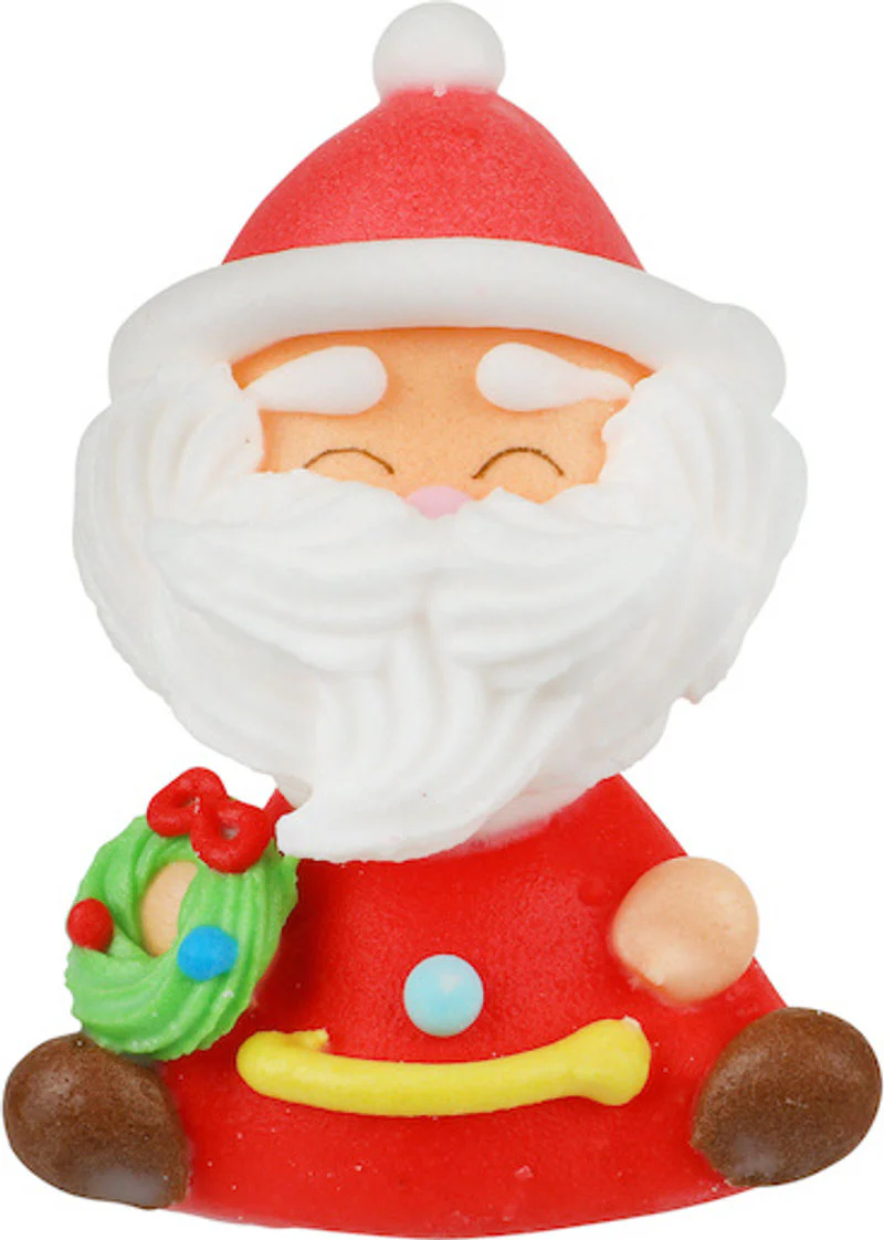 CHRISTMAS ICING SANTA C285 48PCS (#62318)
