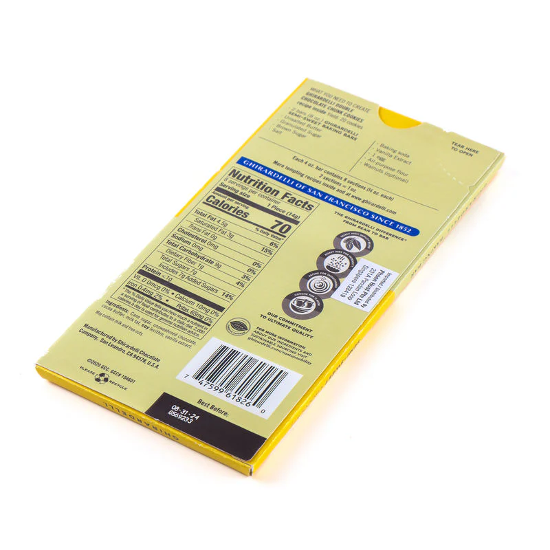 SEMI SWEET BAKING CHOCOLATE BAR 4OZ (#62866) - Image 5