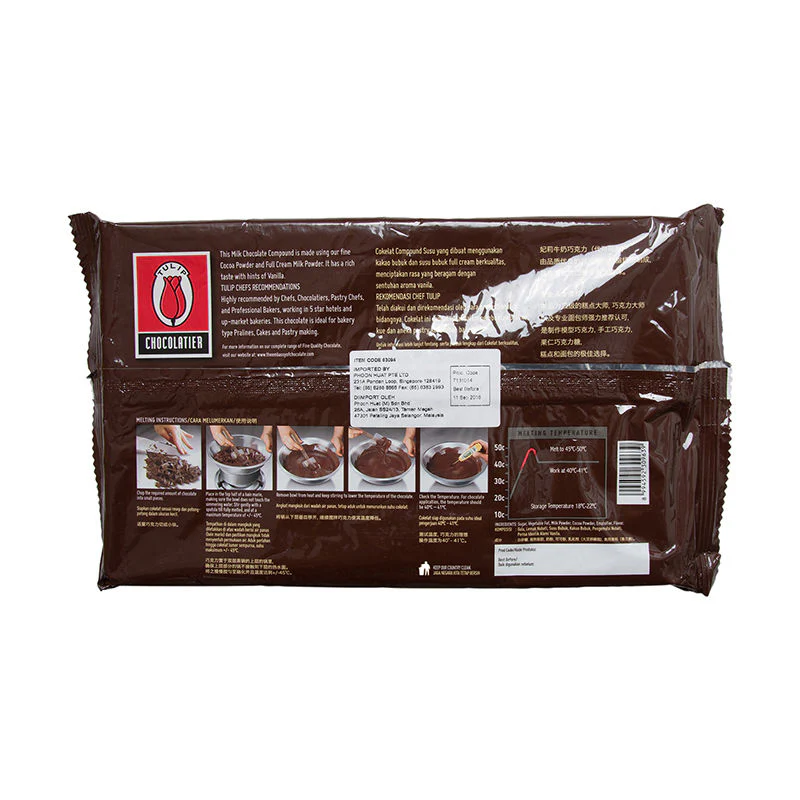 MILK CHOCOLATE COMPOUND 1KG (#63094) - Image 2